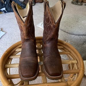 Double H Ice Square Toe Cowboy Boots USA Made